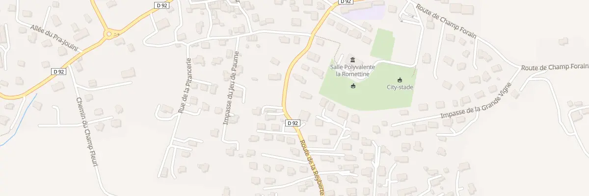 Plan du 9031 Rte de la Reyberte à Gap