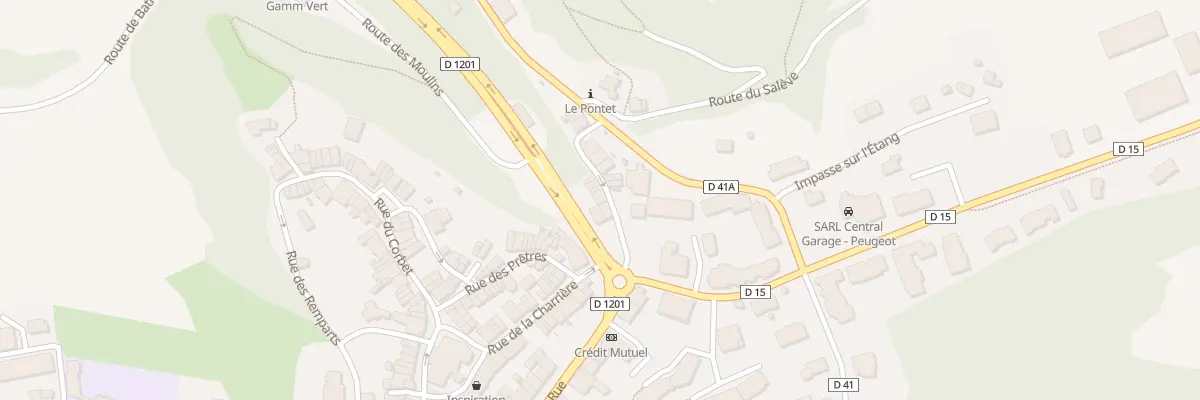 Plan du 55 Rue du Pontet à Cruseilles