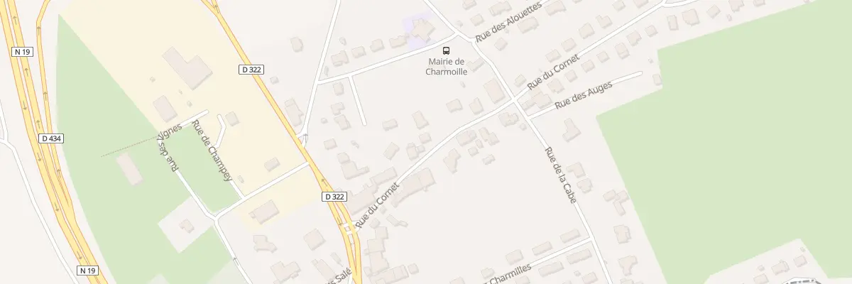 Plan du 5 Rue du Cornet à Charmoille