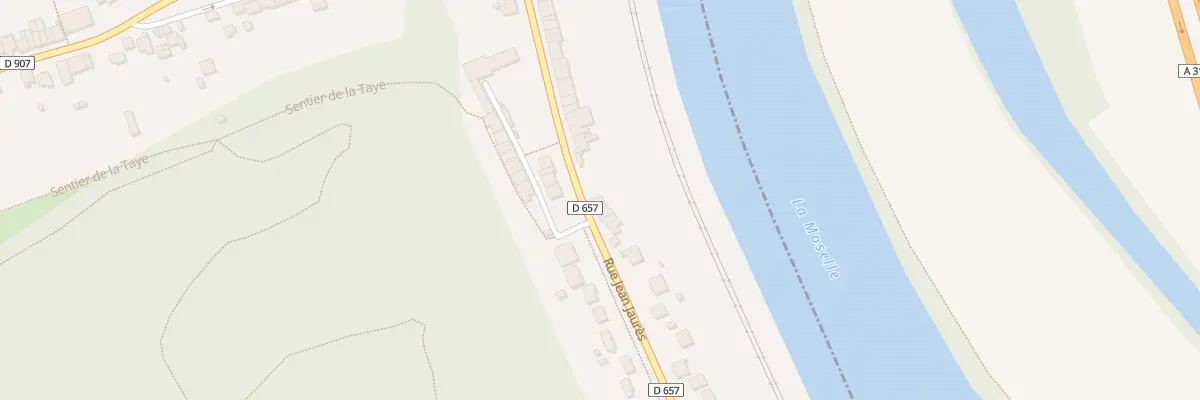 Plan du 85 Rue Jean Jaurés à Marbache