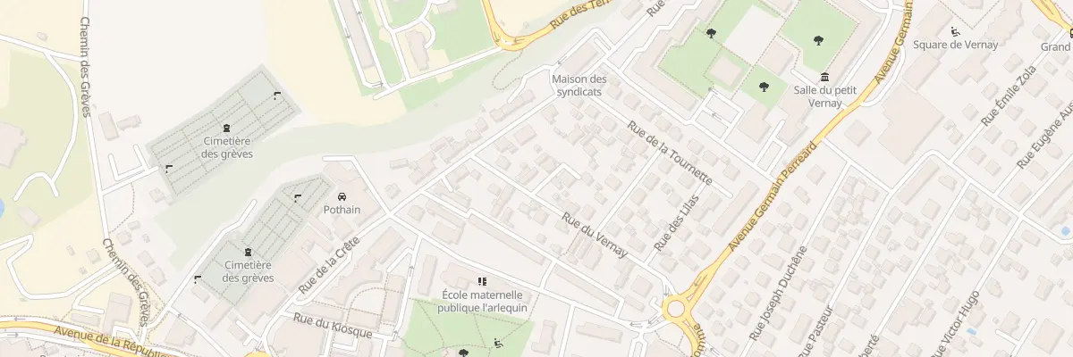 Plan du 44 Rue du Vernay à Annecy