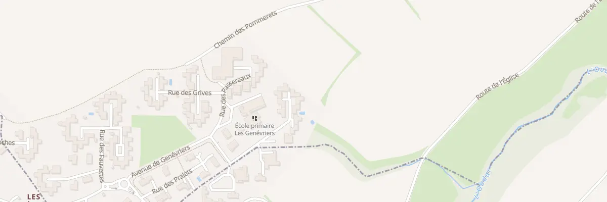 Plan du 184 Rue des Mesanges à Sauverny