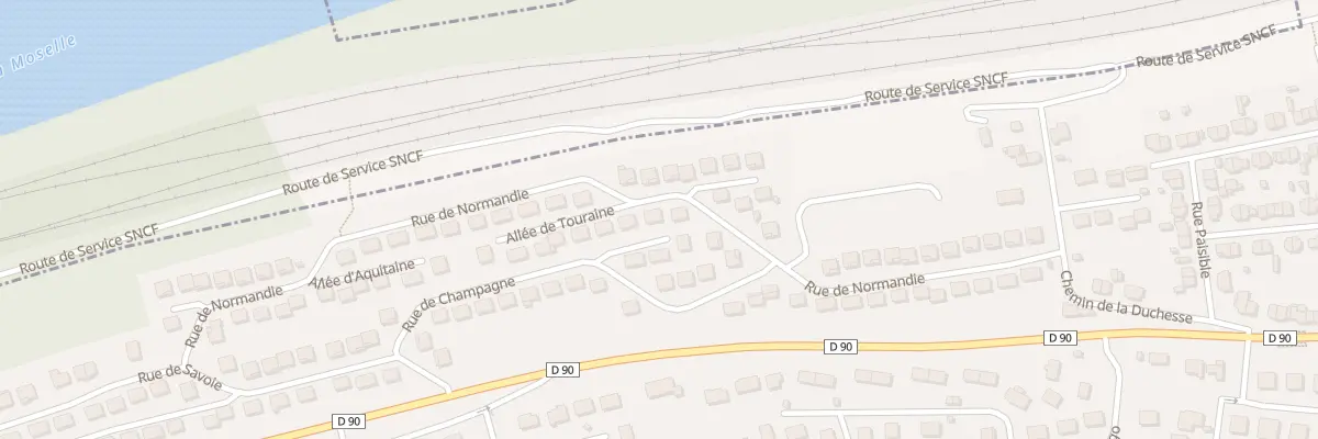 Plan du 30 Rue de Normandie à Frouard