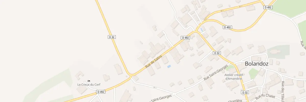 Plan du 20 Rue de Salins à Bolandoz