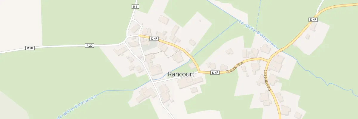 Plan du 53 Rue Graboué à Rancourt