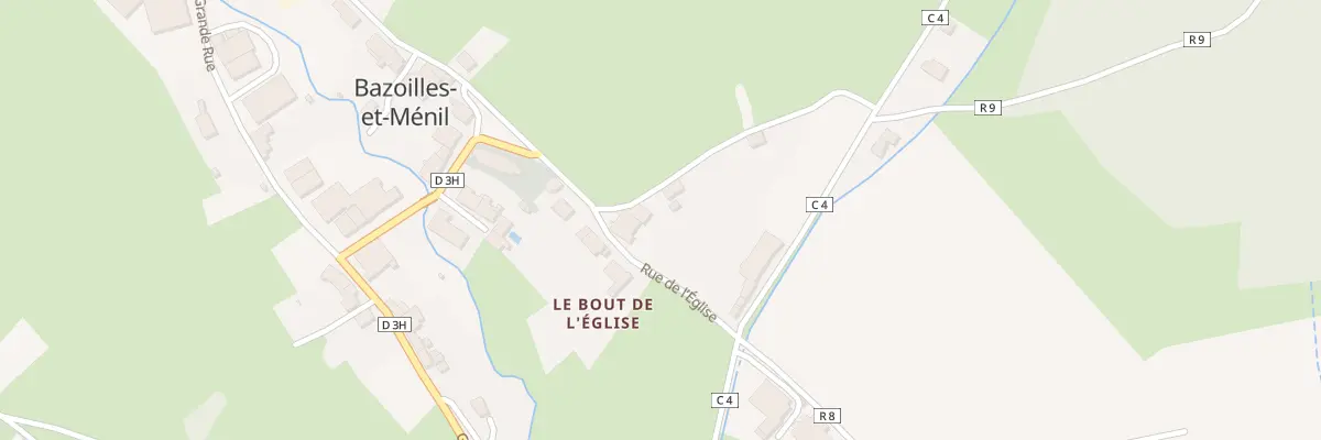 Plan du 20 Rue Saint-pierre à Bazoilles-et-Ménil