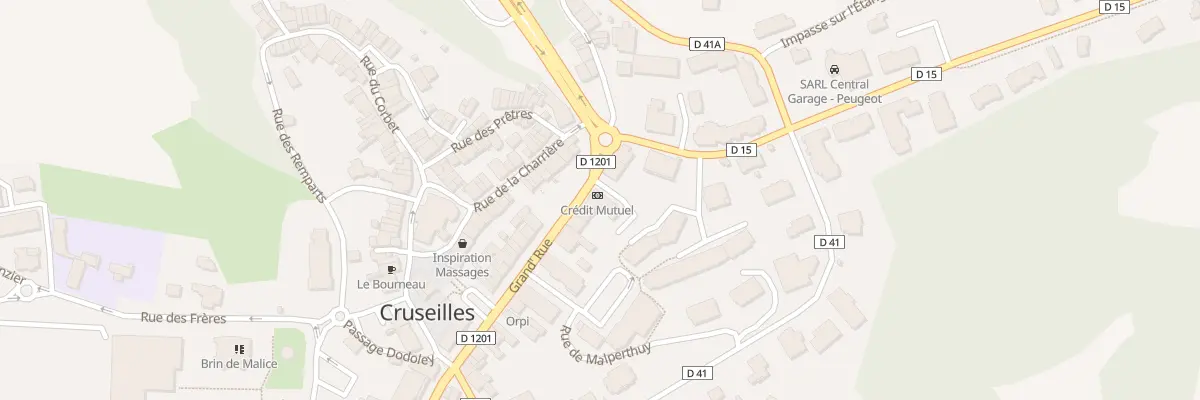 Plan du 248 Grande Rue à Cruseilles