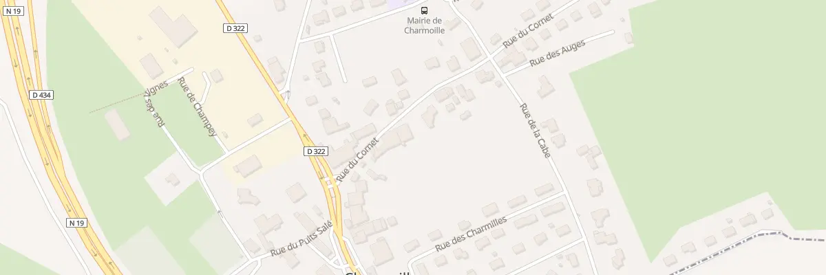 Plan du 4 Rue du Cornet à Charmoille