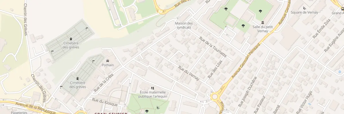 Plan du 38 Rue du Vernay à Annecy