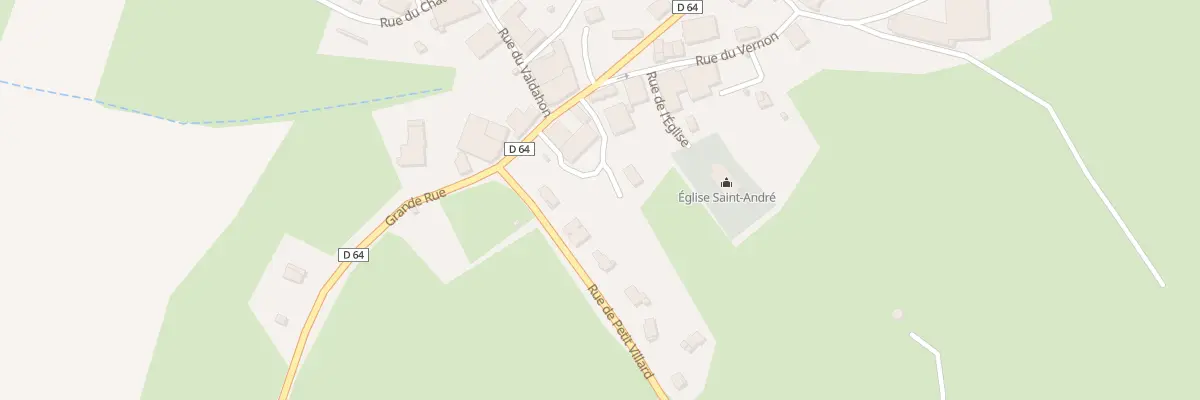 Plan du 2 Rue du Four à Bief-du-Fourg