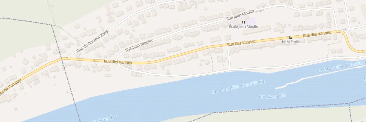 Plan du 73 Rue des Vannes à Pompey