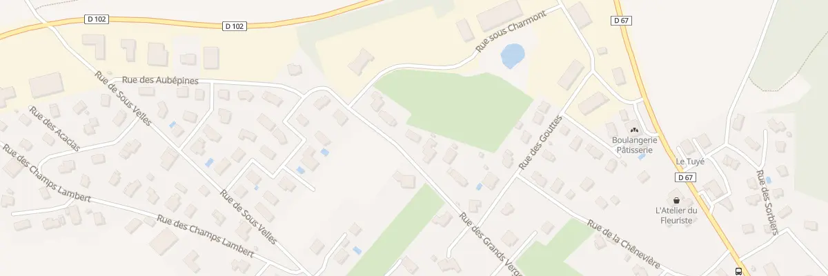 Plan du 28 Rue des Grands Vergers à Tarcenay-Foucherans