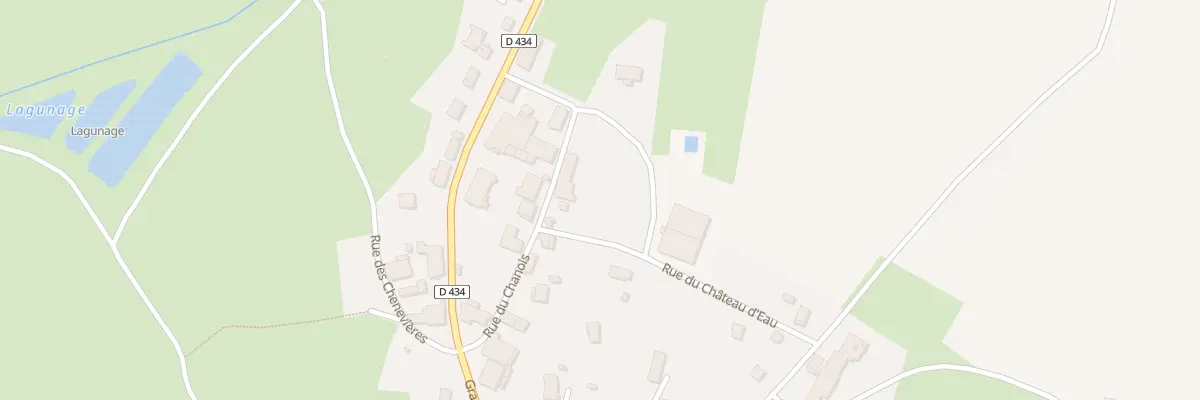 Plan du 8 Rue du Chanois à Bougnon