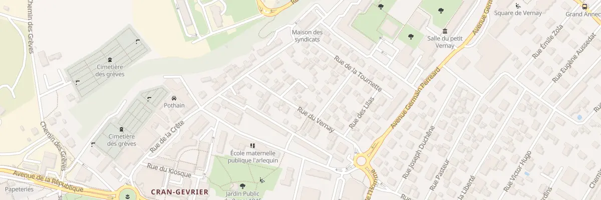Plan du 34 Rue du Vernay à Annecy