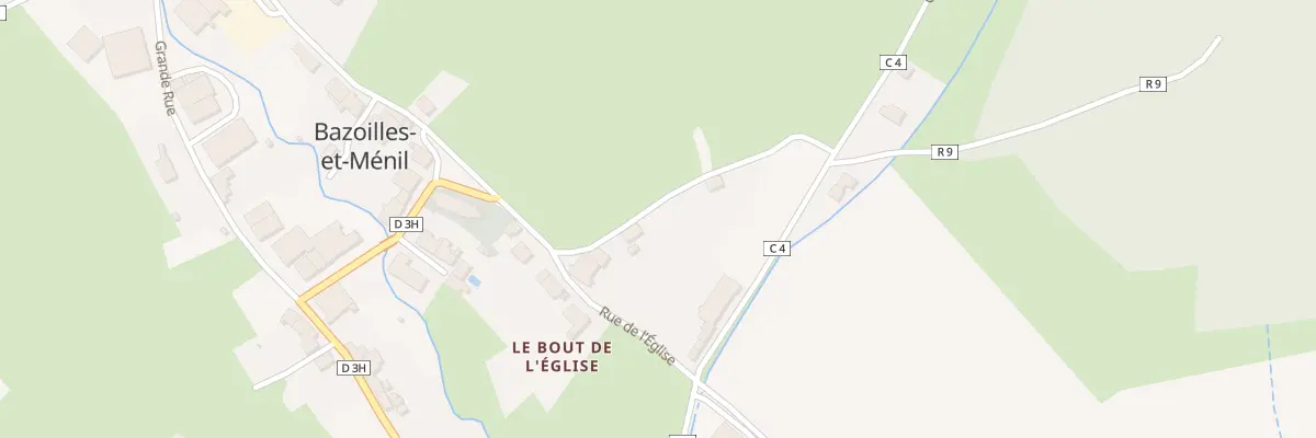 Plan du 40 Rue Saint-pierre à Bazoilles-et-Ménil