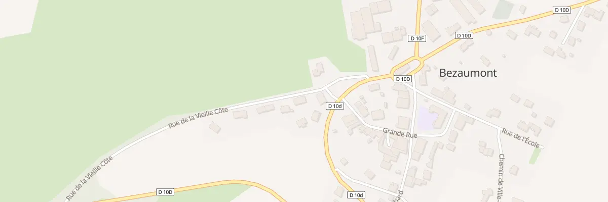 Plan du 23 Rue de la Vieille Cote à Bezaumont