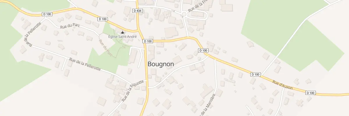 Plan du 5 Rue de la Paix à Bougnon