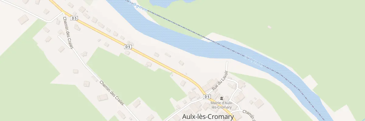 Plan du 2 Rte de Rioz à Aulx-lès-Cromary