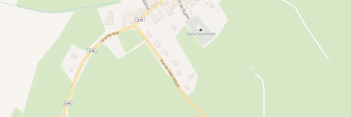 Plan du 7 Rue de Petit Villard à Bief-du-Fourg