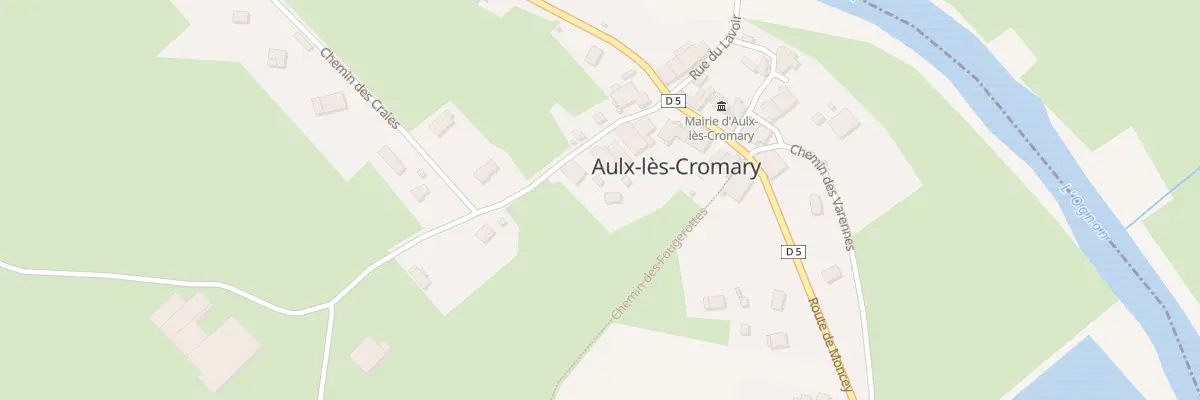 Plan du 9 Rue de la Vaivre à Aulx-lès-Cromary