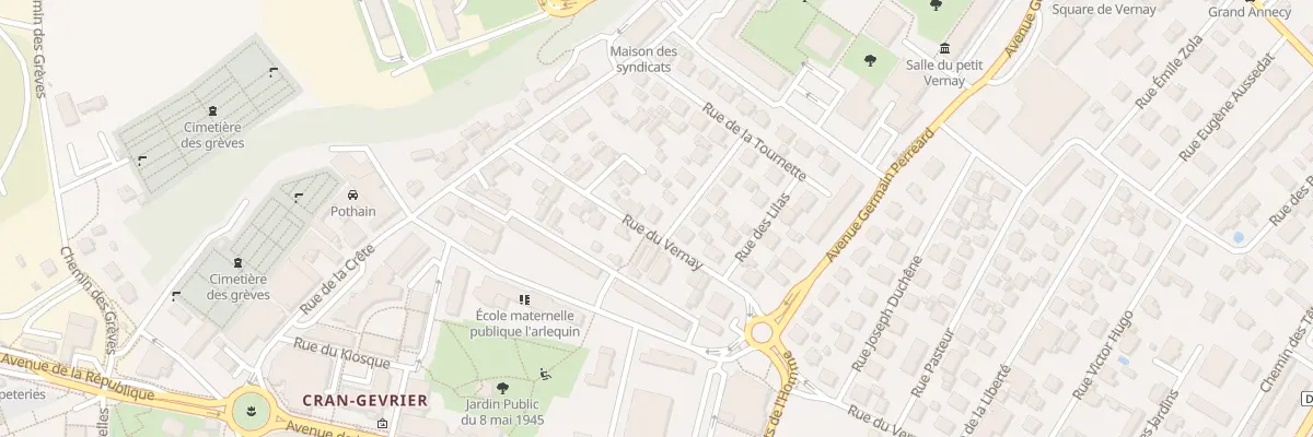 Plan du 30 Rue du Vernay à Annecy