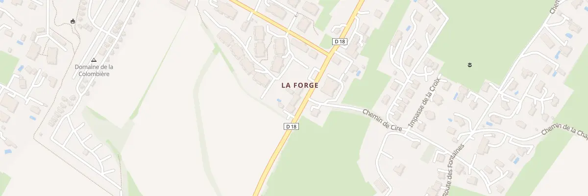 Plan du 838 Rte de la Forge à Neydens