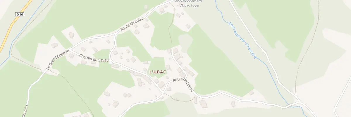 Plan du 5079 L’Ubac à Saint-Maurice-en-Valgodemard