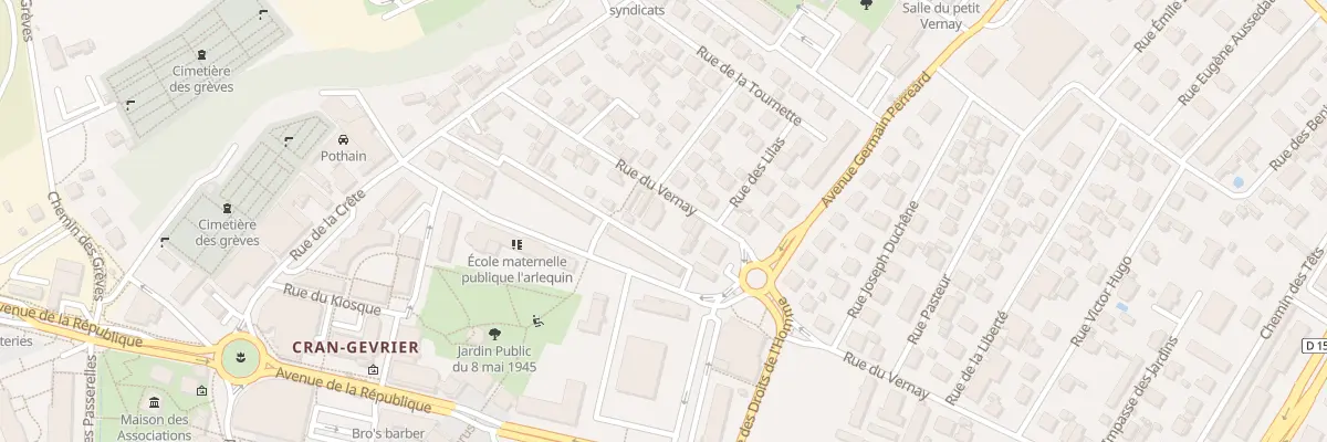 Plan du 27 Rue du Vernay à Annecy