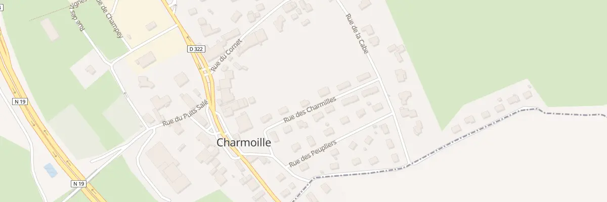 Plan du 5 Rue des Charmilles à Charmoille