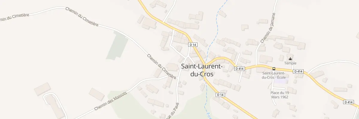 Plan du 5363 Le Village à Saint-Laurent-du-Cros