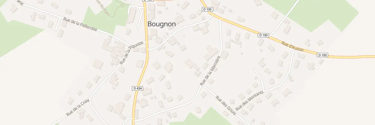 Plan du 7 Rue des Griots à Bougnon