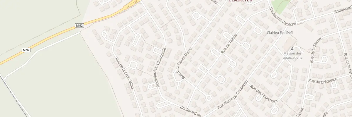 Plan du 28 Rue de la Haute Borne à Villers-lès-Nancy