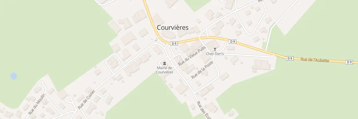 Plan de Coin du Dessus à Courvières