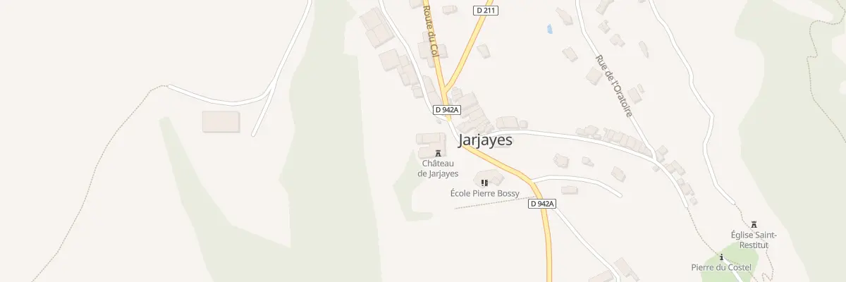 Plan du 5035 Le Village à Jarjayes