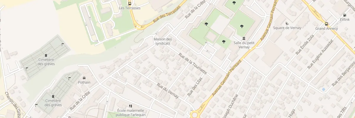 Plan du 8 Rue de la Tournette à Annecy