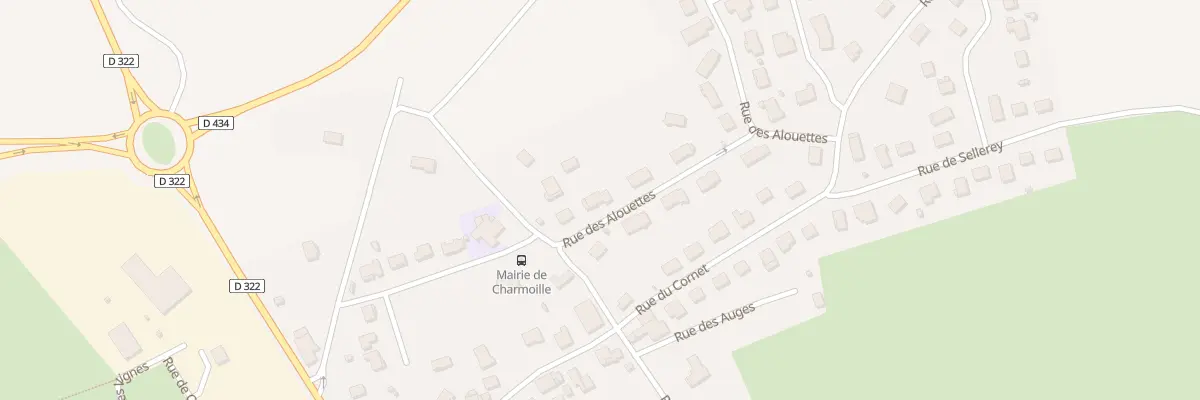 Plan du 3 Rue des Alouettes à Charmoille