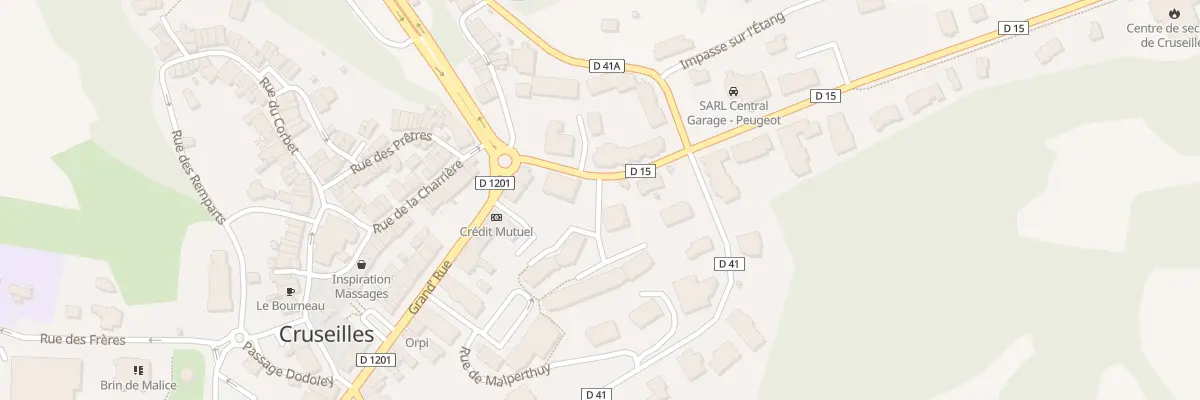 Plan du 48 Rue du Centre à Cruseilles