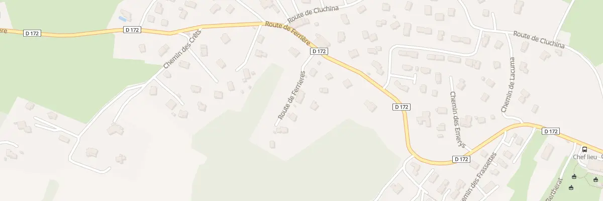 Plan du 585 Rte de Ferrières à Cuvat