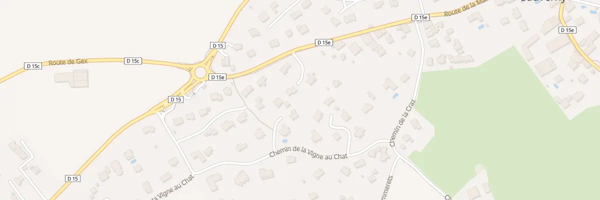Plan du 26 Lot Vigne au Chat à Sauverny