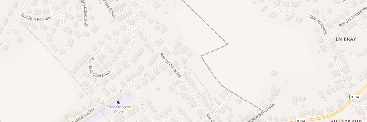 Plan du 44 Rue du Val de Fer à Neuves-Maisons