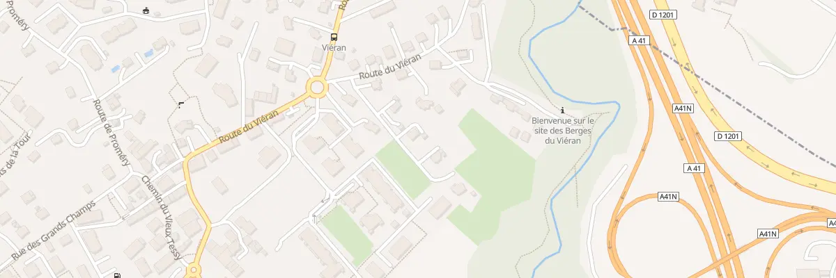 Plan du 54 Rte du Viéran à Epagny Metz-Tessy