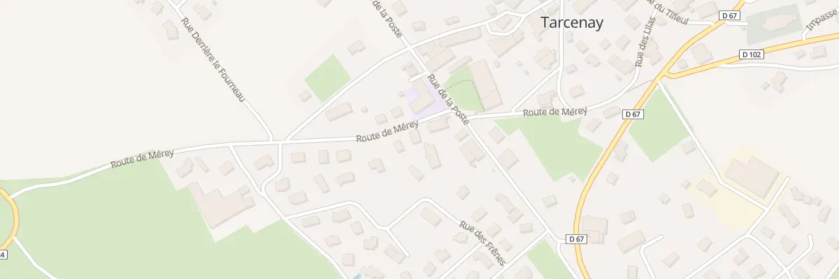 Plan du 5C Rte de Mérey à Tarcenay-Foucherans