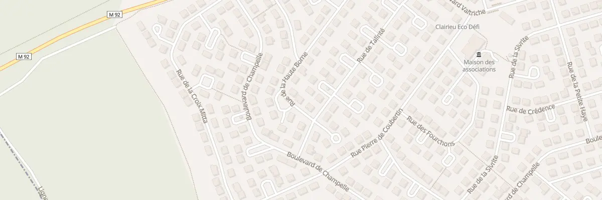 Plan du 39 Rue de la Haute Borne à Villers-lès-Nancy