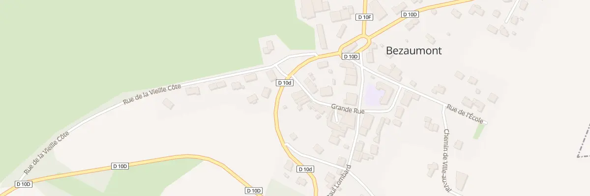Plan du 22 Grande Rue à Bezaumont