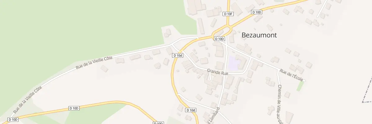 Plan du 22 Grande Rue à Bezaumont