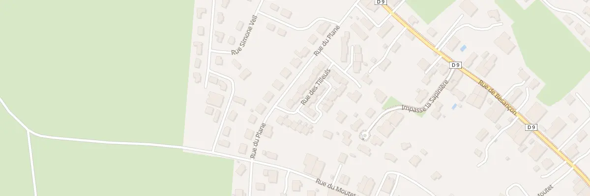 Plan du 3 Rue des Tilleuls à Levier