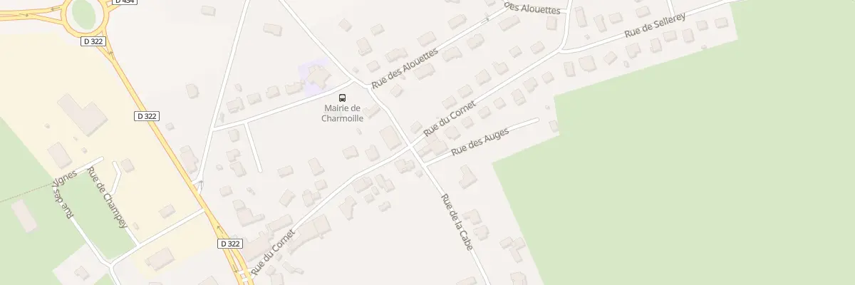 Plan du 16A Rue du Cornet à Charmoille