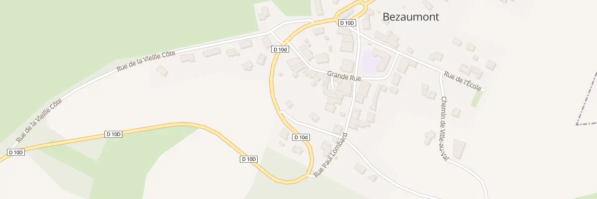 Plan du 67 Rle Ste Catherine à Bezaumont