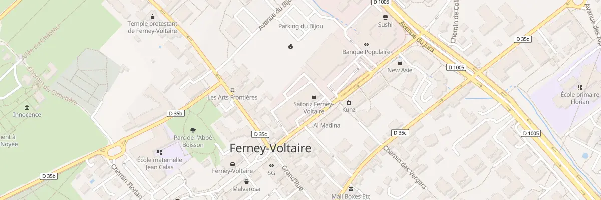 Plan du 25 Av Voltaire à Ferney-Voltaire