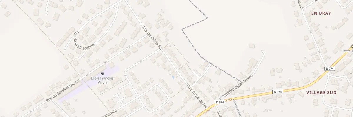 Plan du 30 Rue du Val de Fer à Neuves-Maisons